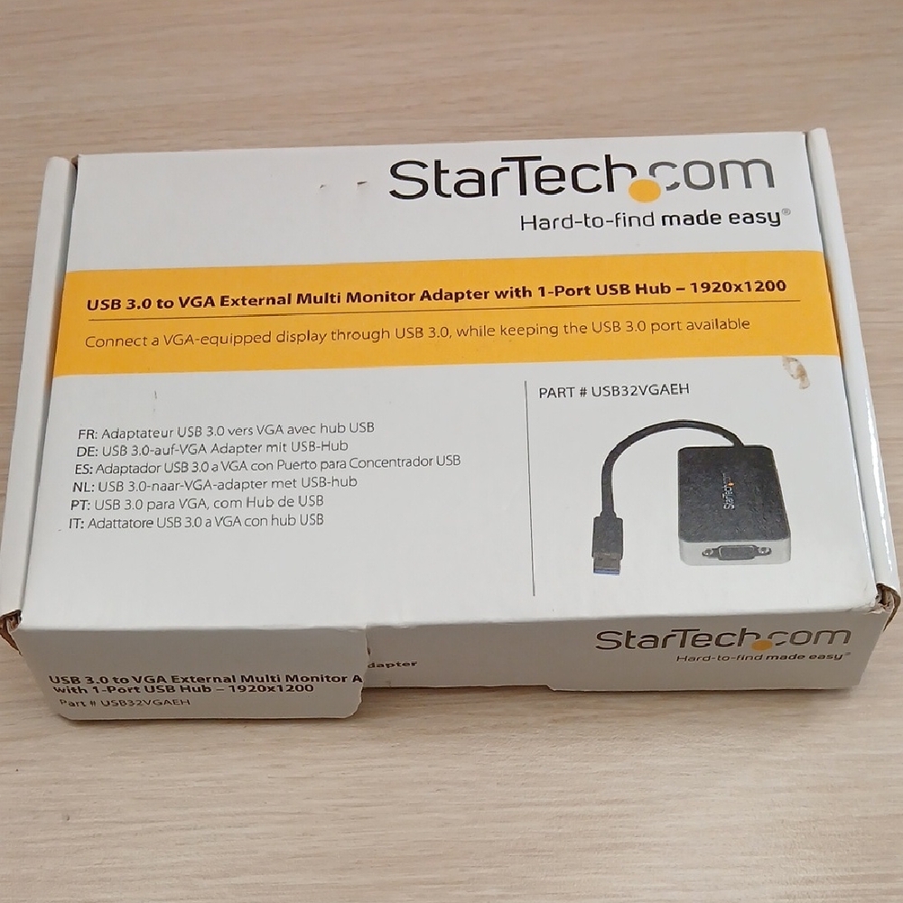 USB 3.0 to VGA External Multi Monitor Adapter - Black